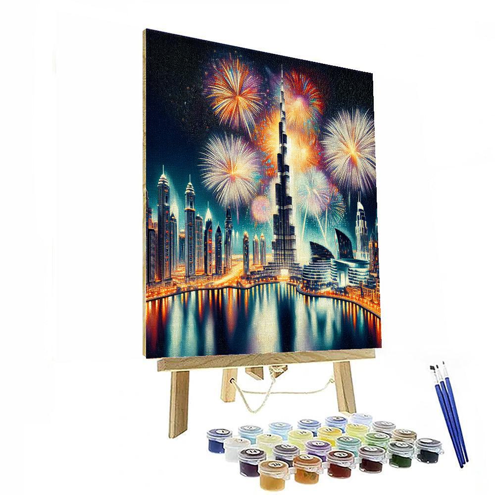 New Year's Eve In Dubai - Uae Paint By Numbers Kits