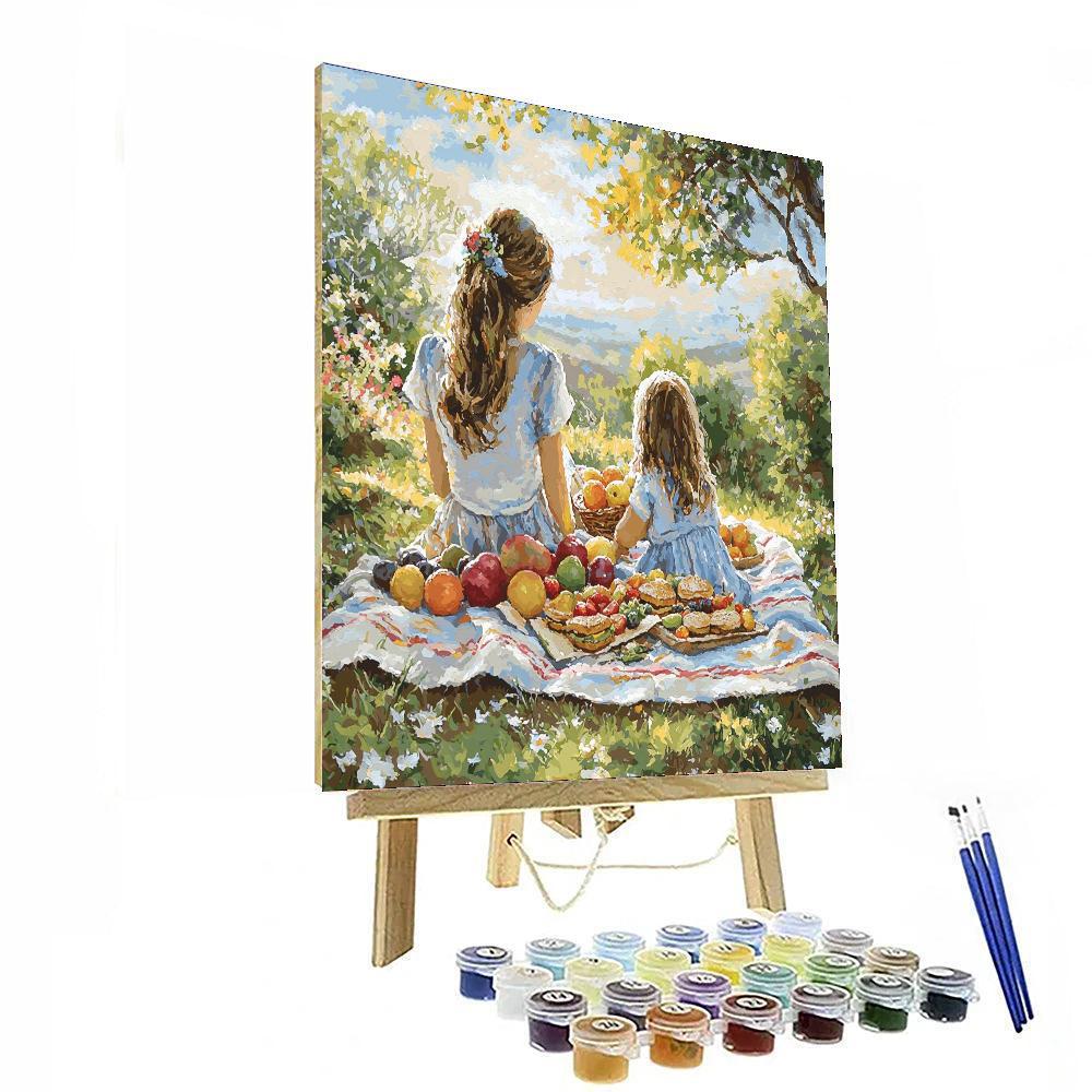 A Picnic Under The Sun Paint By Color