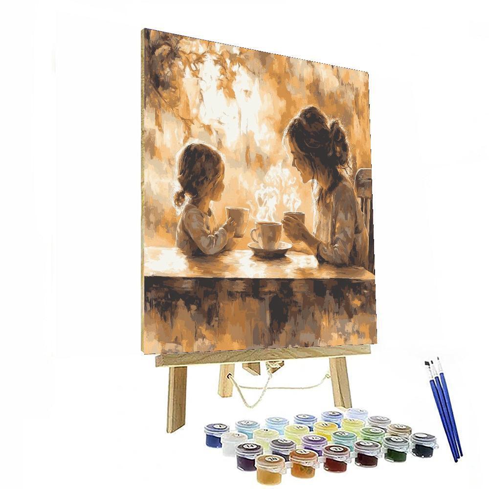 Morning Coffee Together DIY Paint By Numbers