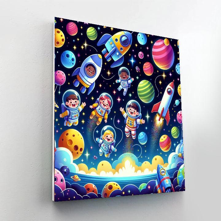 The Great Space Odyssey Painting By Numbers Kit