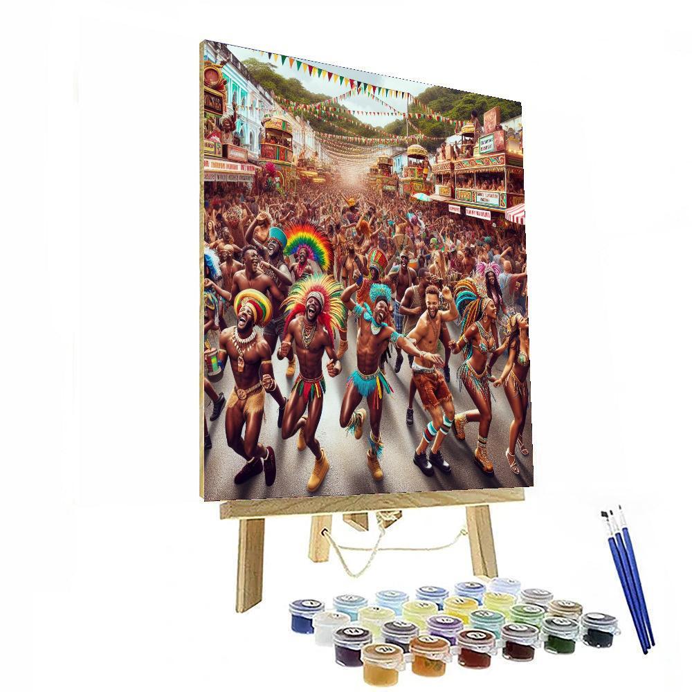 Bacchanal Carnival Paint By Numbers Art