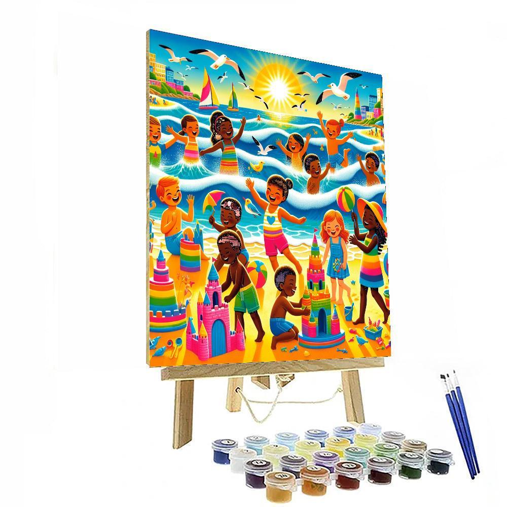 Joyful Ocean Playtime Paint By Color