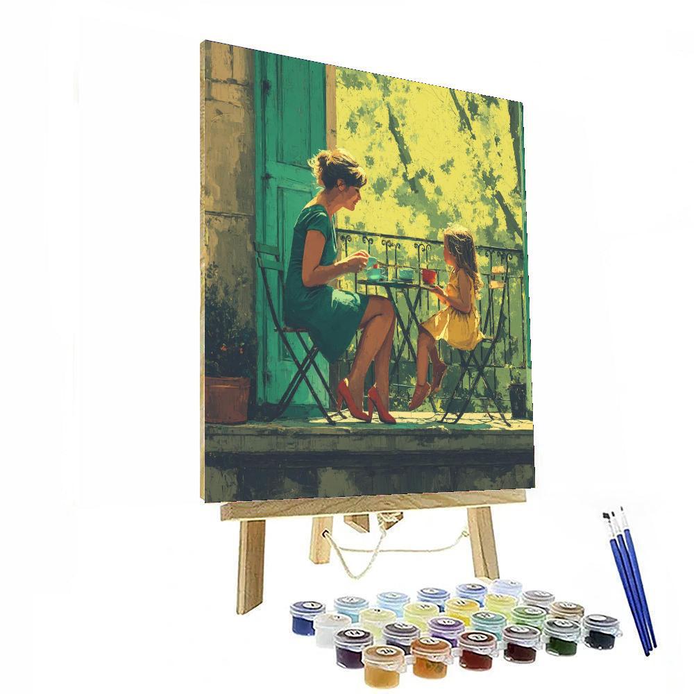 Morning Tea And Togetherness Paint By Numbers Art