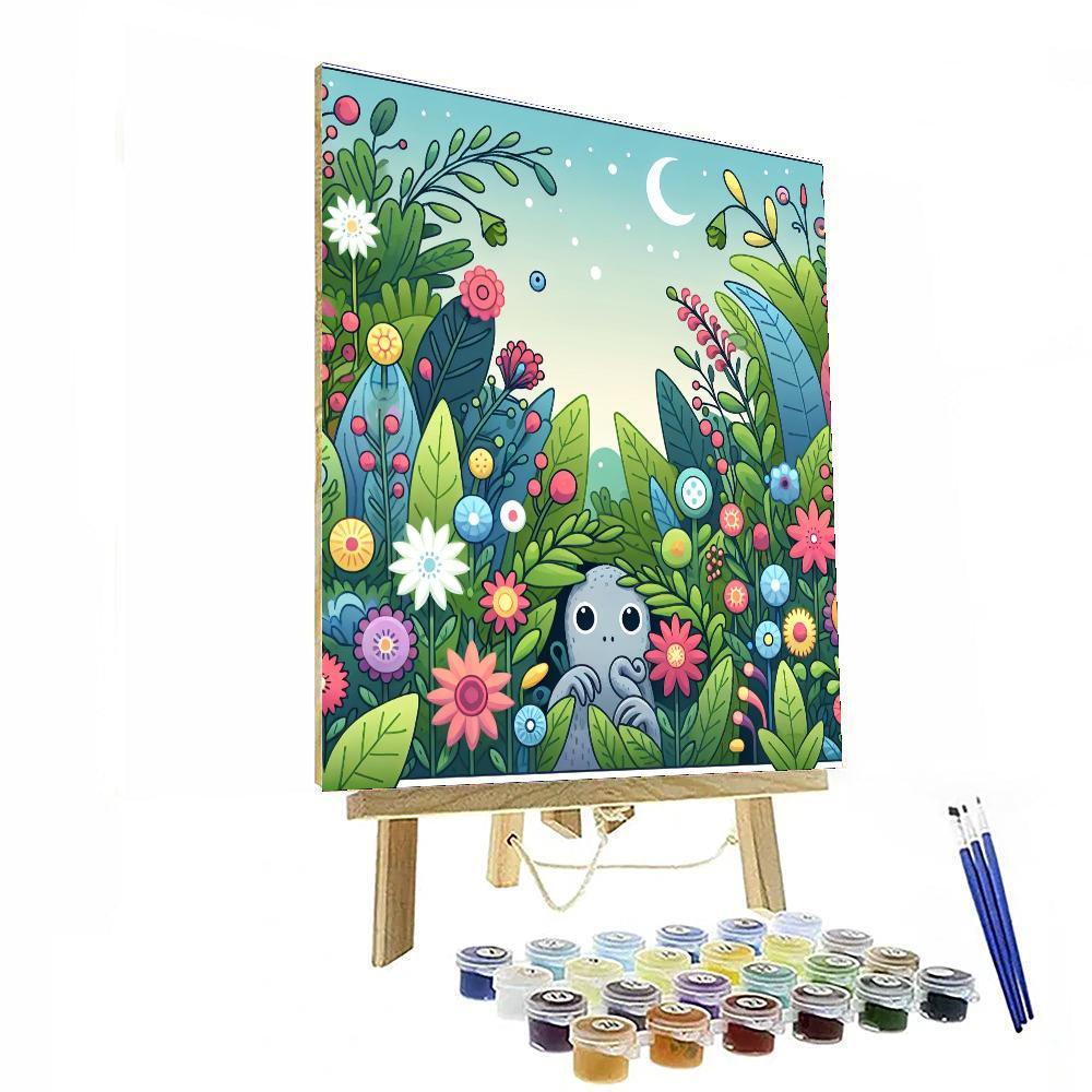 Mystery In The Enchanted Garden Paint By Number