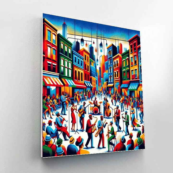 New Orleans Jazz Vibes DIY Paint By Numbers