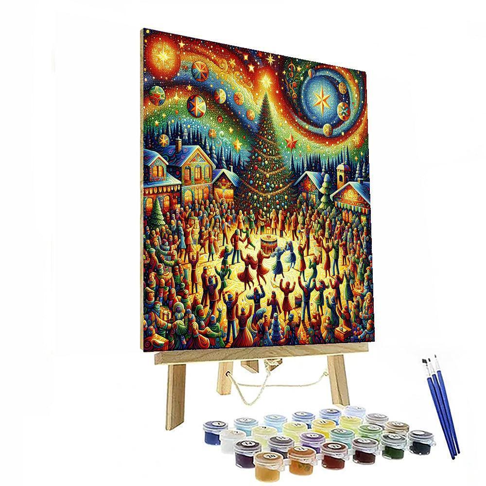 Merry Holiday Celebration Paint By Numbers Kits