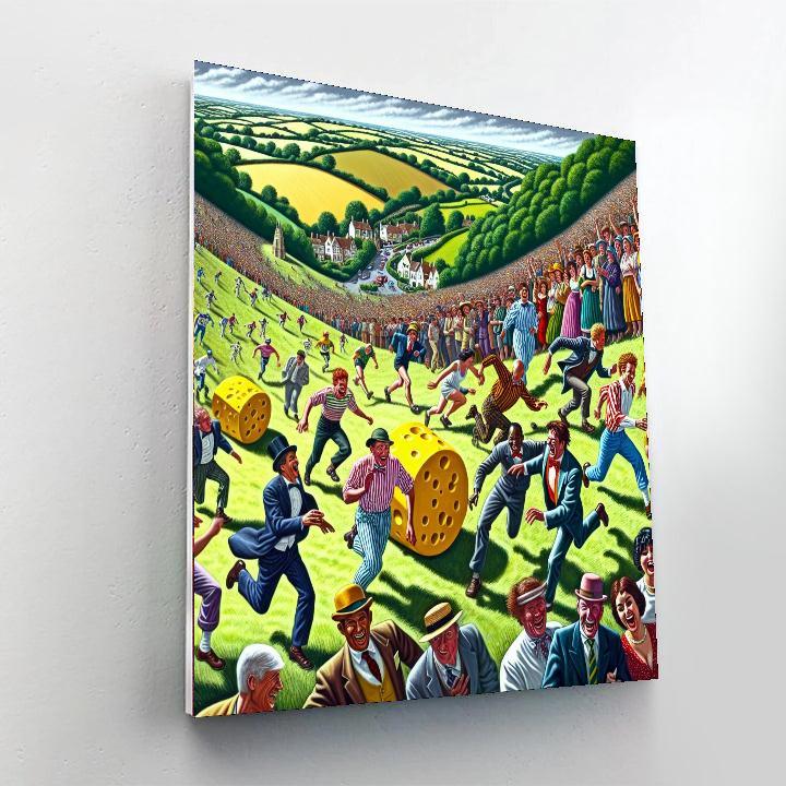 Cheese Rolling Festival - Uk Numbered Painting Kits