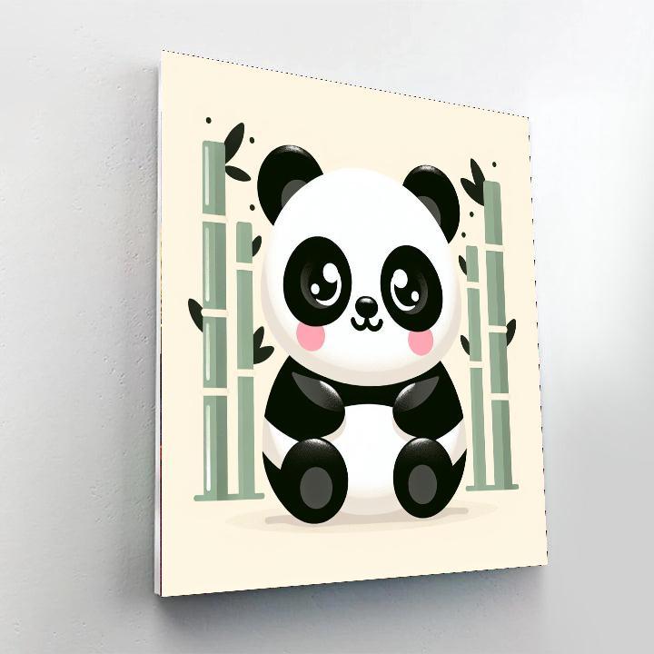 Giggly Panda Adventure Painting Number Kit