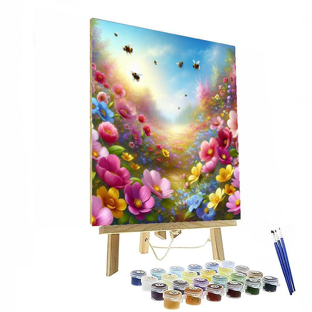 Breezy Spring Meadow Numbered Painting Kits