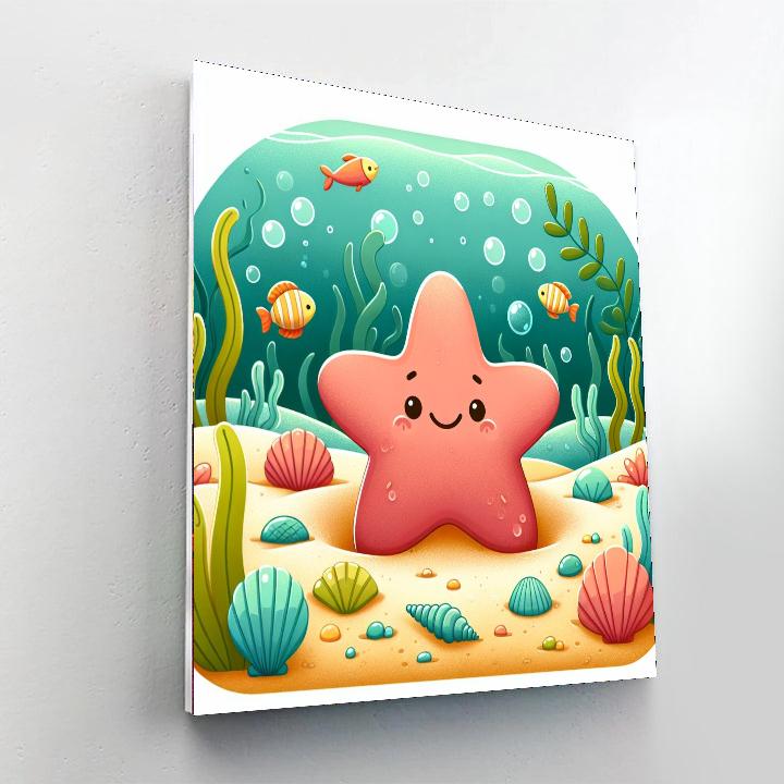 Friendly Starfish Paint By Numbers Kits