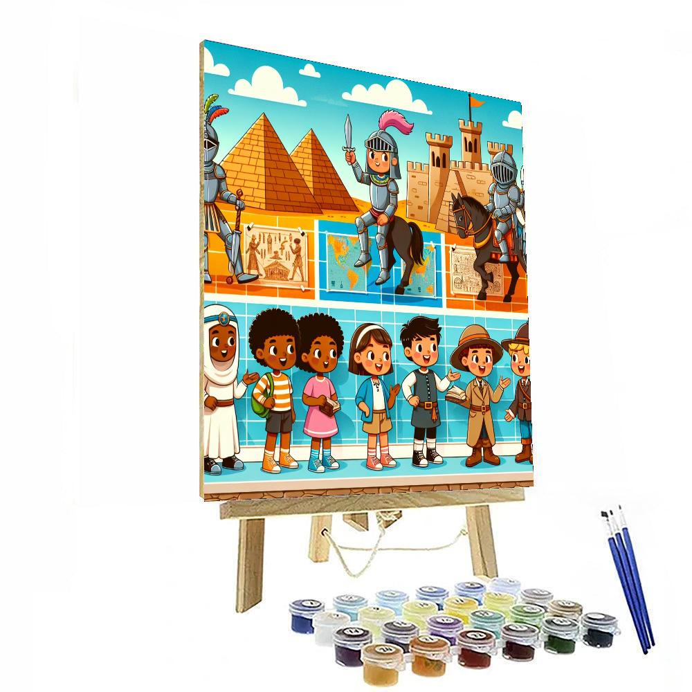 Magical Time Travel Adventure Painting By Numbers Kit