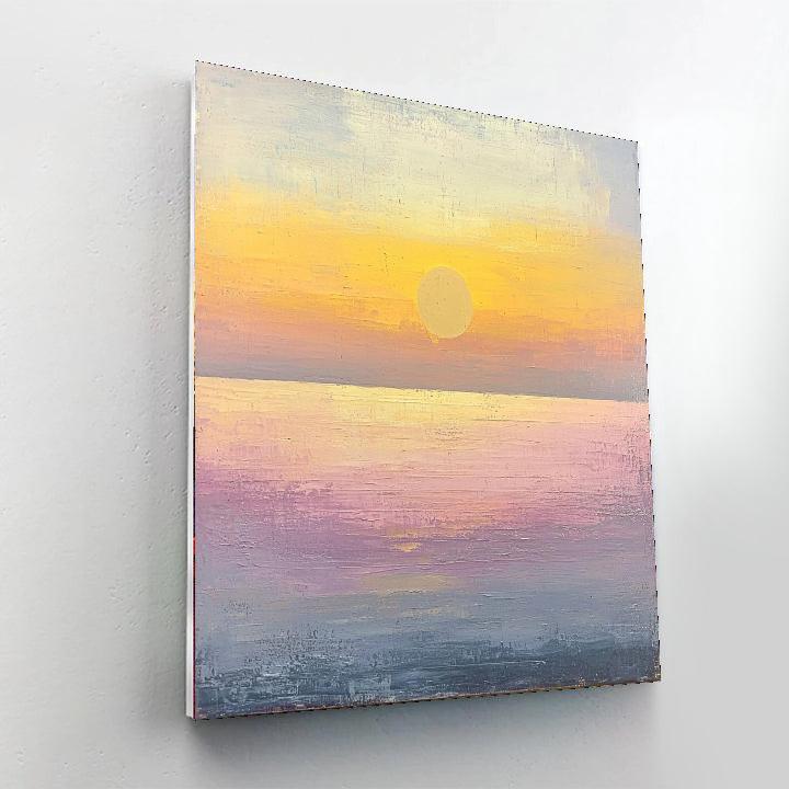 Leonardo Da Vinci Inspired Silent Sunrise  Paint By Numbers