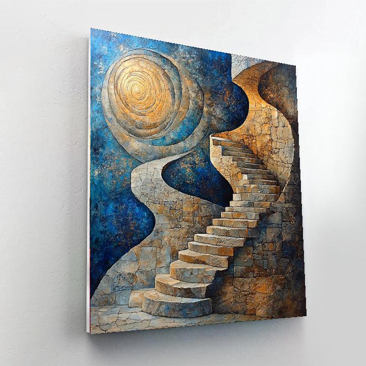 Michelangelo Inspired Majestic Stoneborn Equinox  Paint By Color