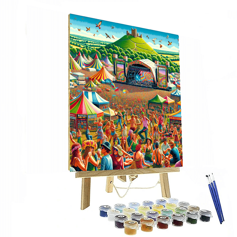 Glastonbury Festival - Somerset, England Paint By Number