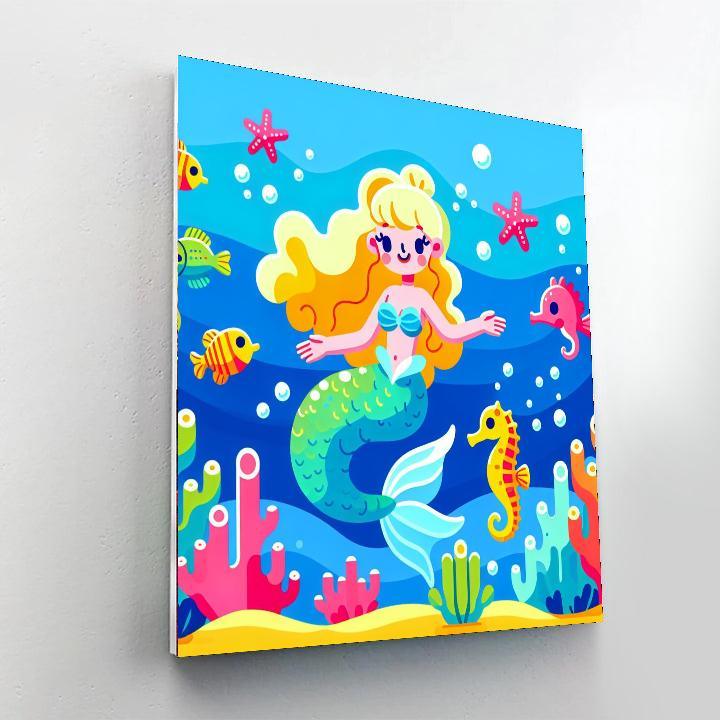 Ocean Mermaid Adventure Paint By Number