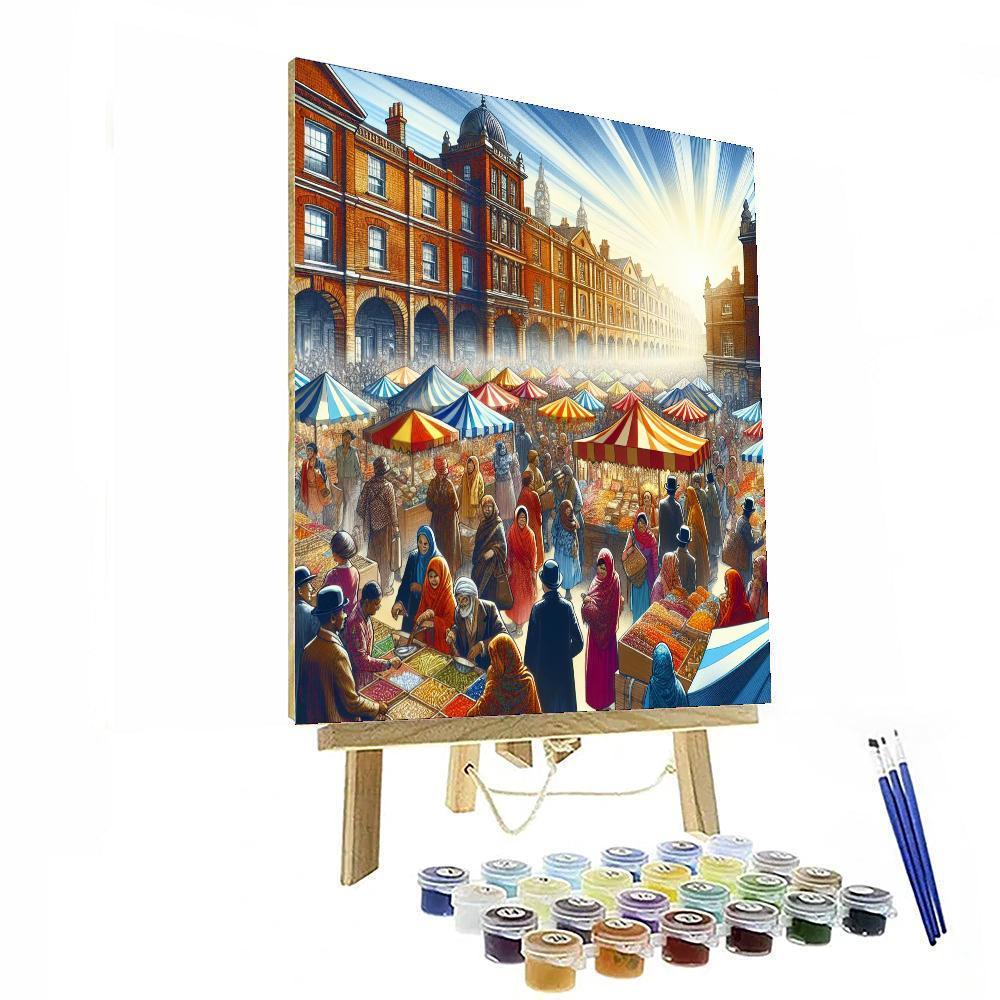 Historic Market Square Painting By Numbers Kit
