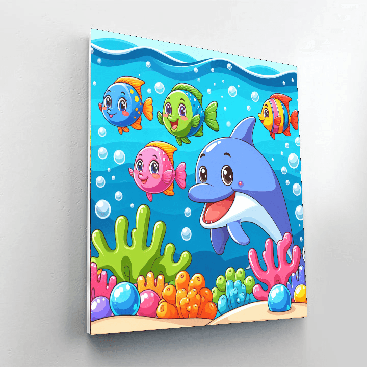 Vibrant Ocean Expedition Painting Number Kit