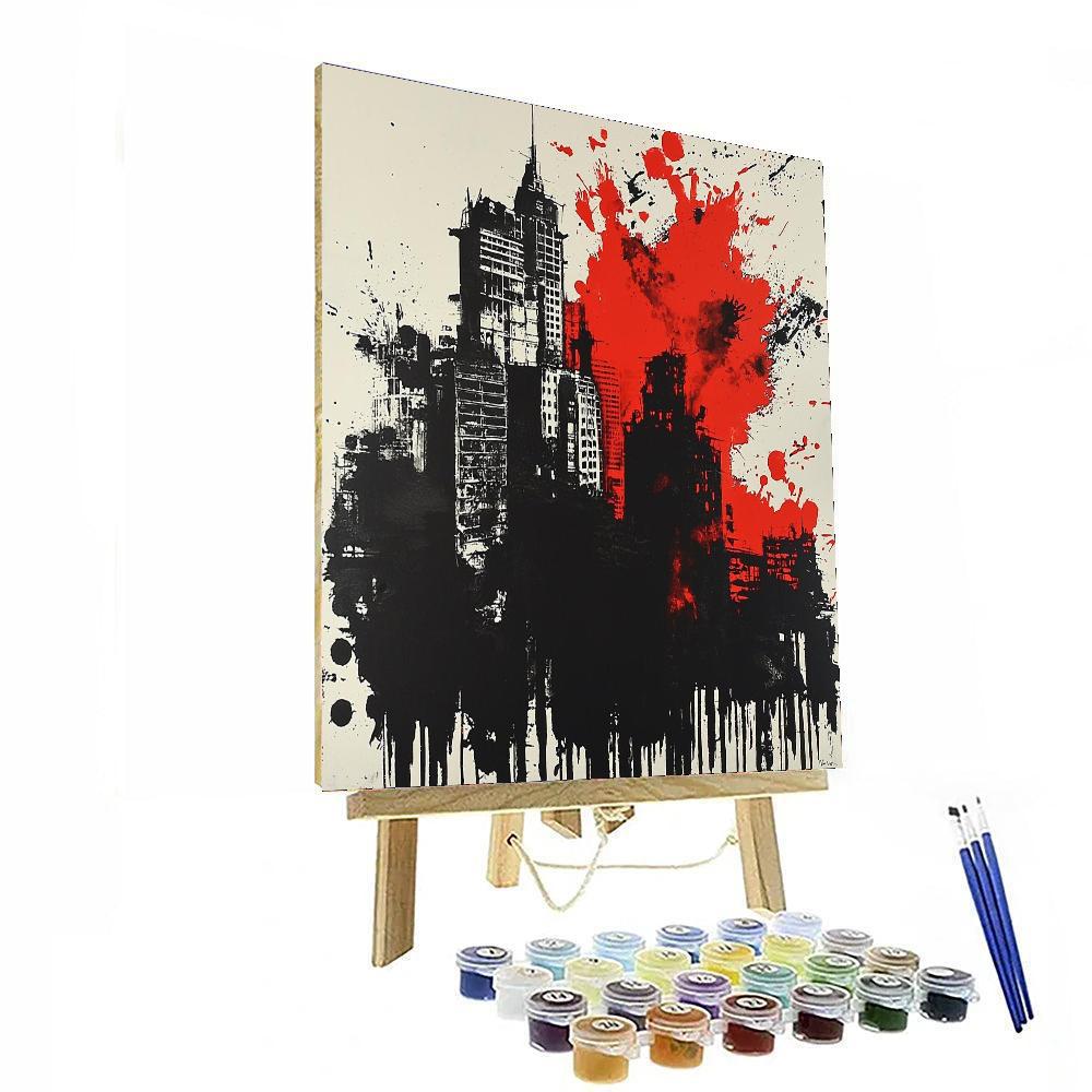 Banksy Inspired Urban Mirage  Numbered Painting Kits