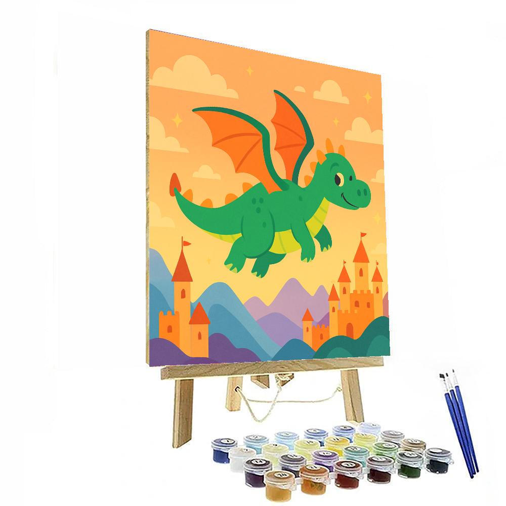 Mythical Dragon's Quest DIY Paint By Numbers