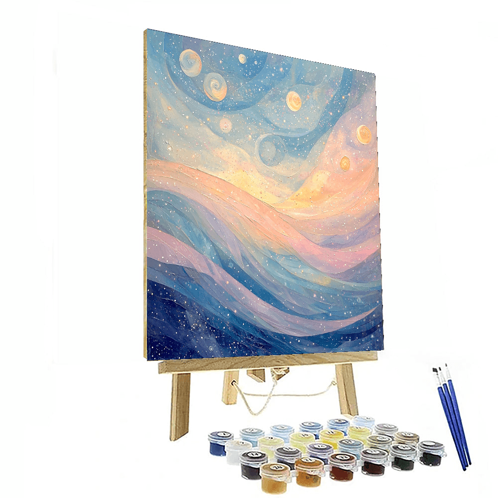Klee Inspired Celestial Whispers - DIY Painting By Numbers Kit