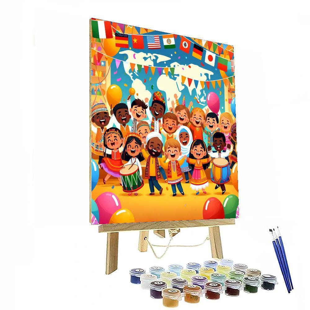 Cultural Festivals Paint By Color