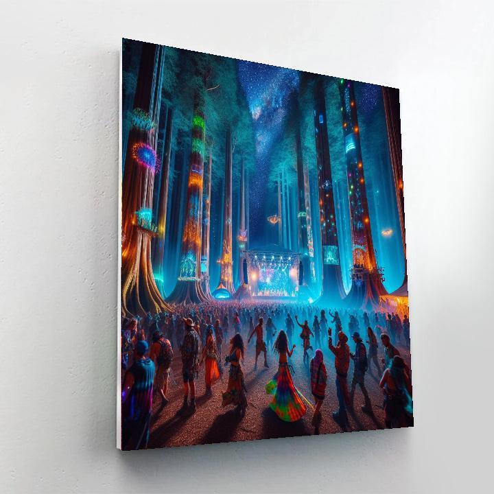 Electric Forest Festival - Michigan Paint By Color