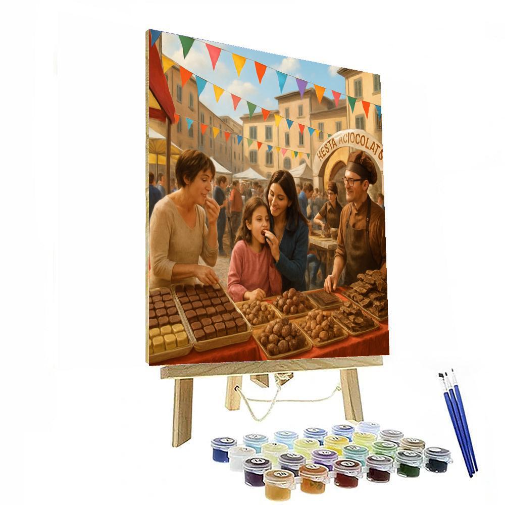Chocolate Festival Painting By Numbers Kit