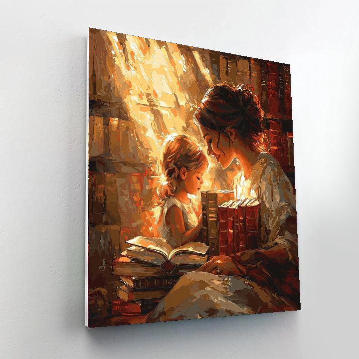 Evening Tales With Mom Paint By Color