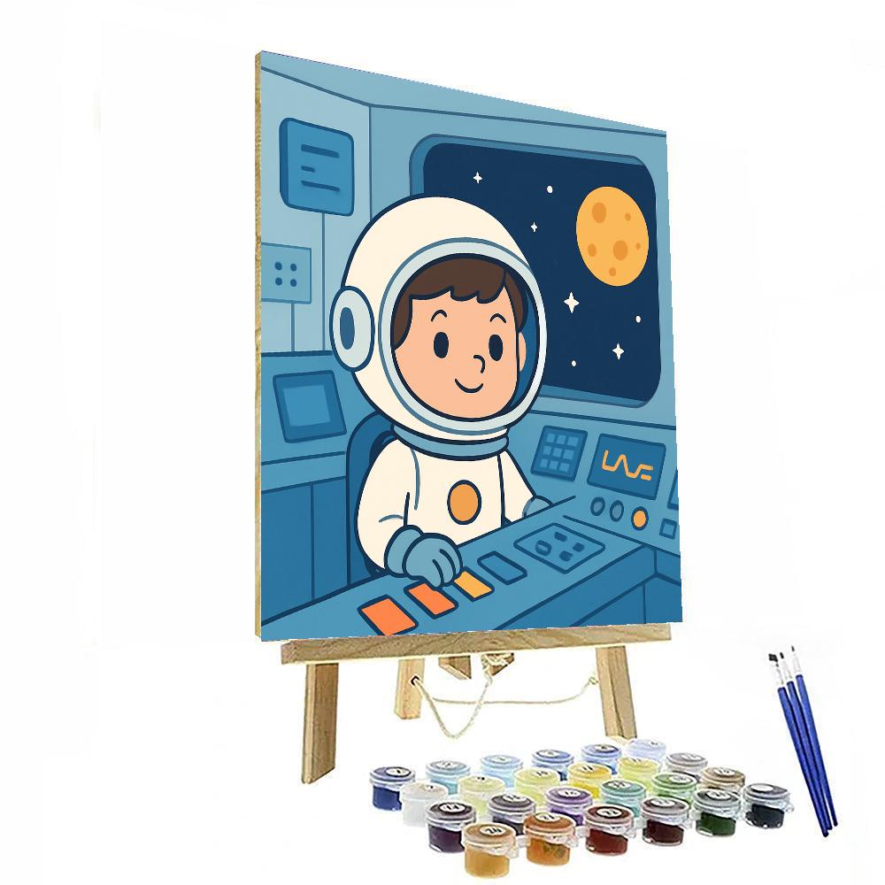 Secret Space Base Paint By Numbers