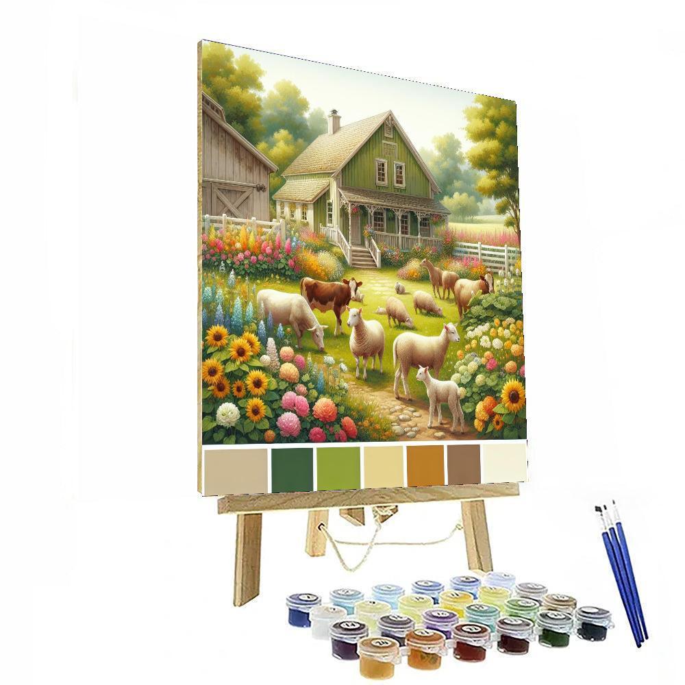 Charming Farmhouse Adventure Paint By Number