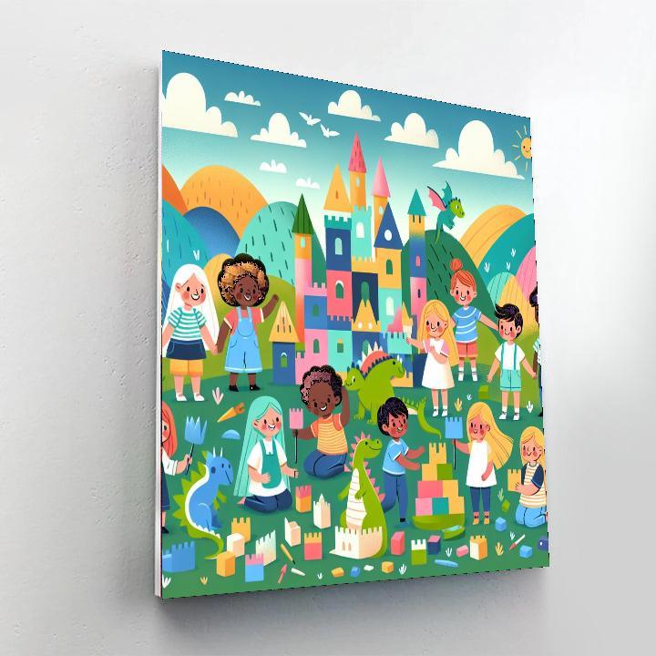 Fantasy World Builders Painting By Numbers Kit