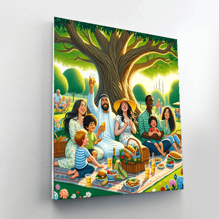 Charming Summer Picnic DIY Paint By Numbers