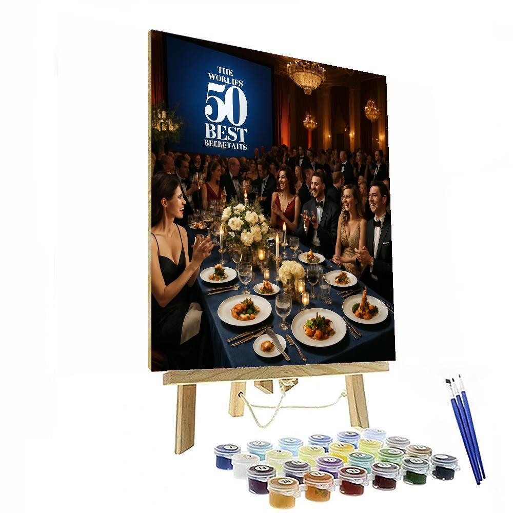 World's 50 Best Restaurants Awards Paint By Color