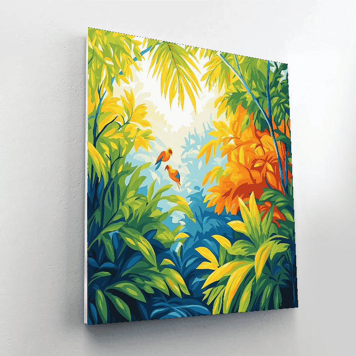 Paul Gauguin Inspired In The Heart Of The Jungle  Paint By Numbers Art