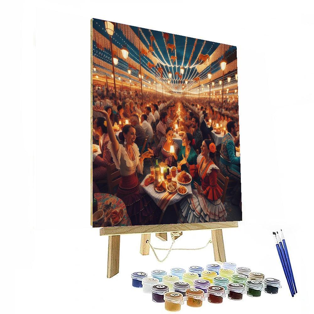Seville Fair Of April Paint By Numbers Art