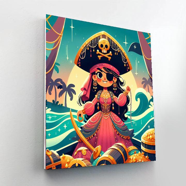 Daring Pirate Paint By Numbers Art