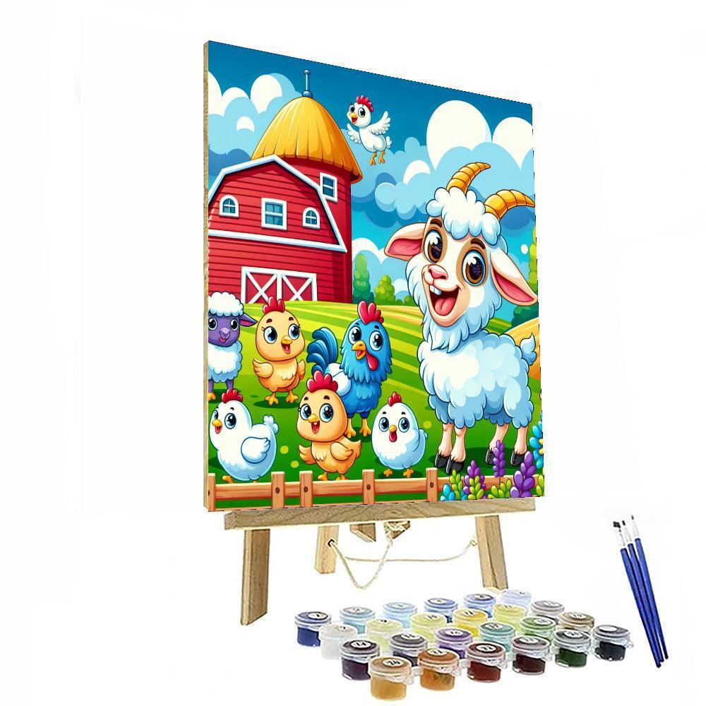 Frolicsome Farmyard Numbered Painting Kits