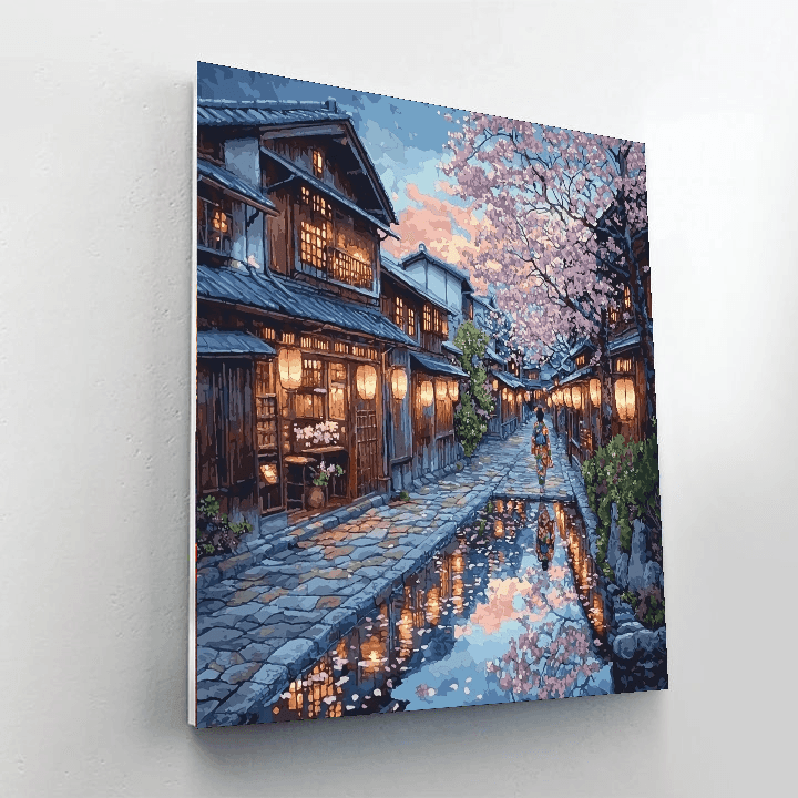 Gion District Paint By Color