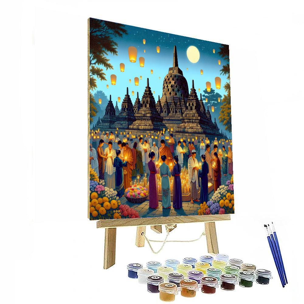 Waisak Festival - Indonesia Numbered Painting Kits