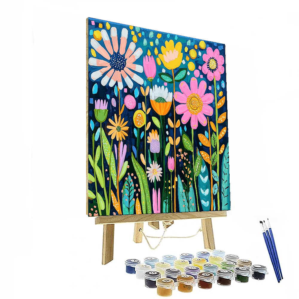 Matisse Inspired Whimsical Floral Fantasy - DIY Painting By Numbers Kit