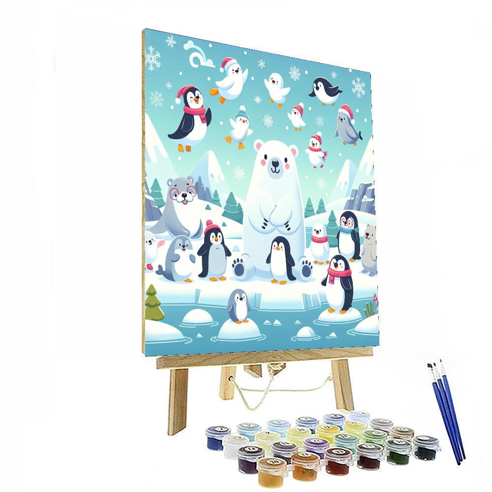 Playful Arctic Adventures Numbered Painting Kits