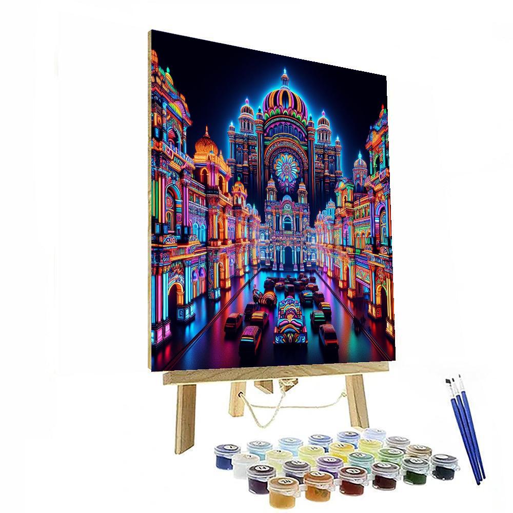 Fête De La Lumière - France Paint By Numbers Kits