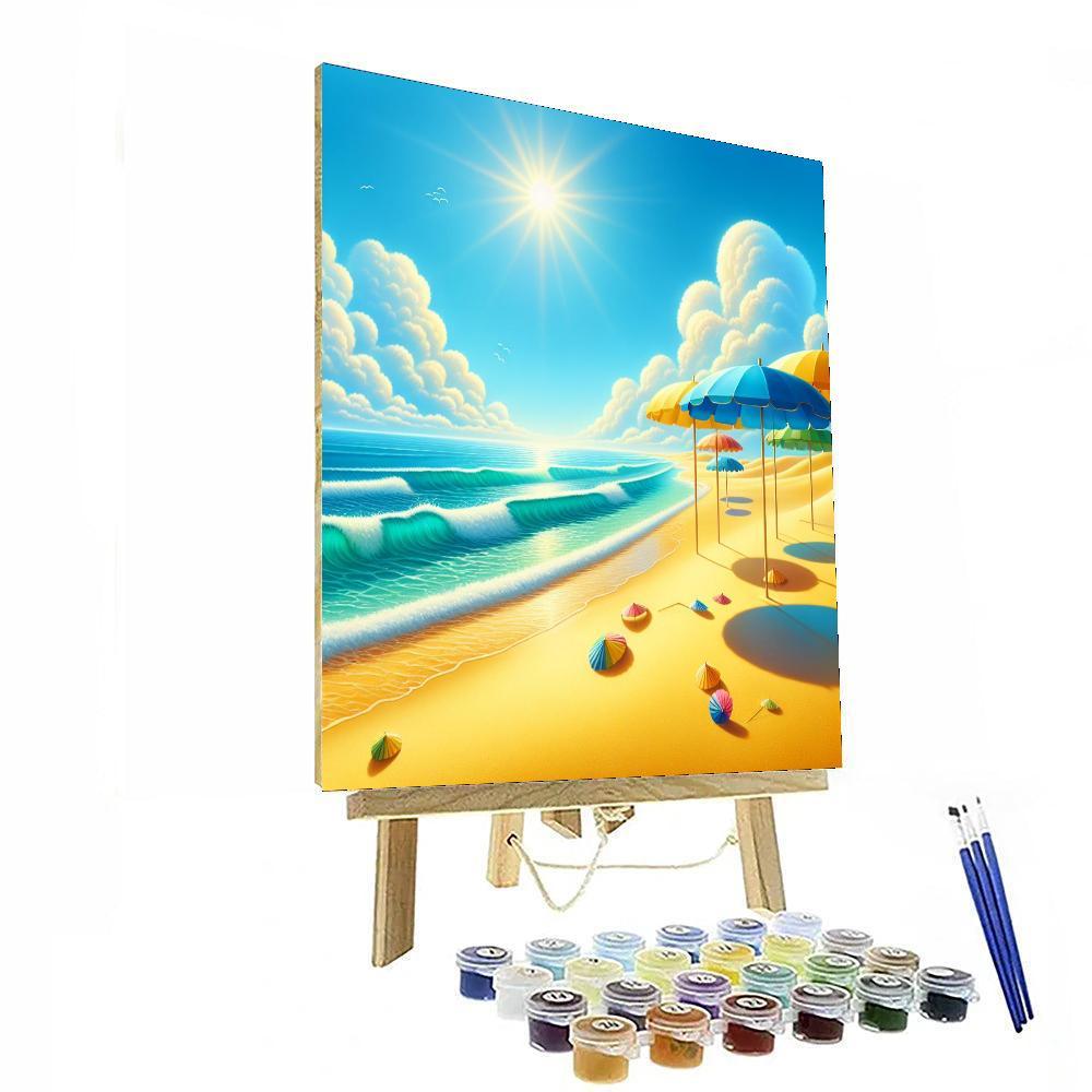 Sunny Beach Bliss - DIY Painting By Numbers Kit – Artistry Rack