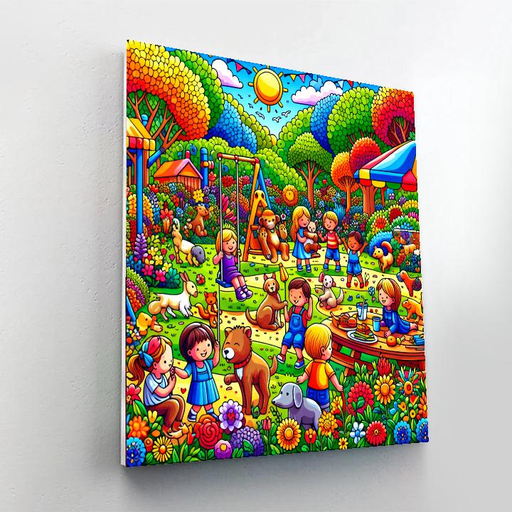 Animal Friends' Adventure Number Painting