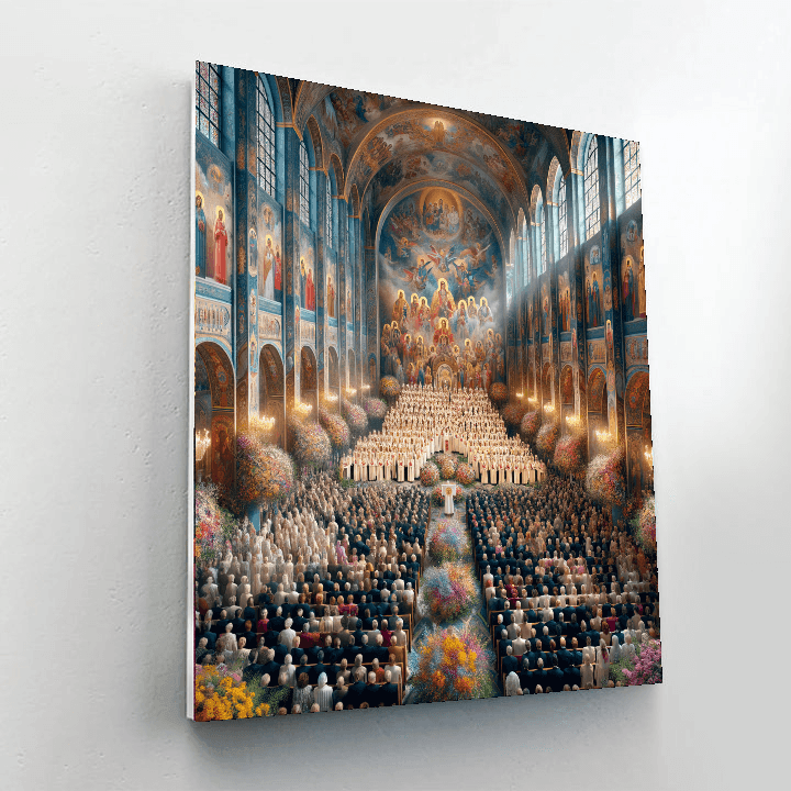 Moscow Easter Festival - Russia Numbered Painting Kits