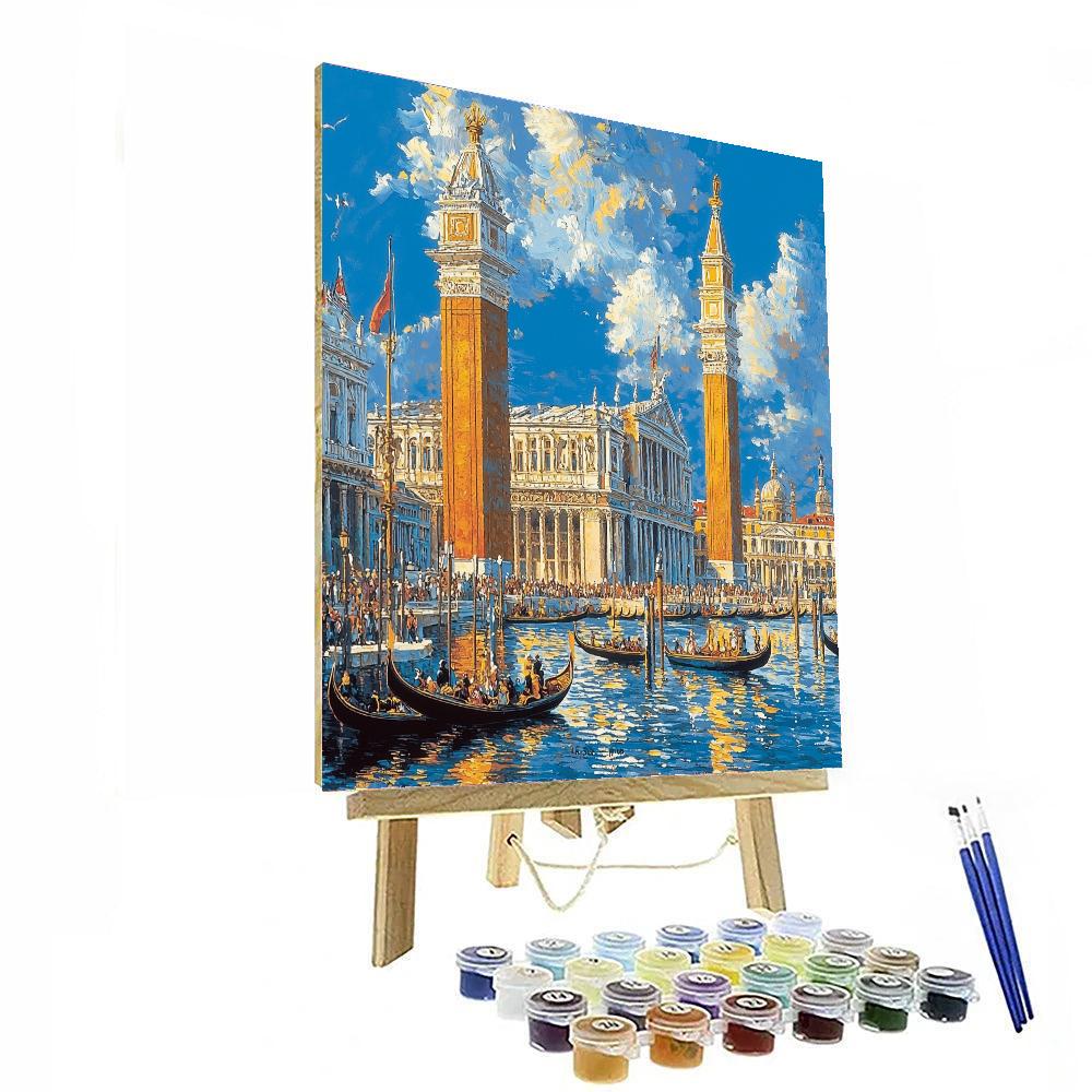 Canaletto Inspired Grand Architecture Of The Past  Paint By Numbers Kits