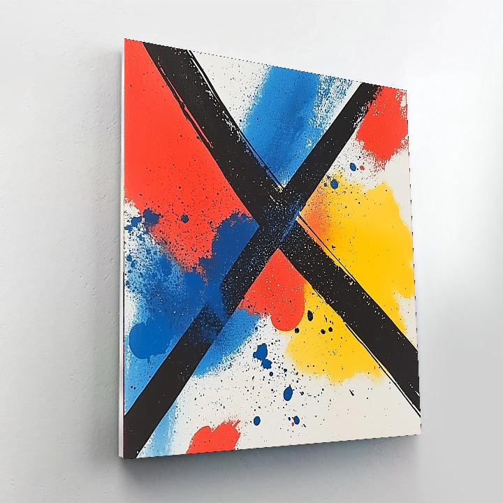 Joan Miró Inspired Surreal Confluence  Paint By Numbers Art