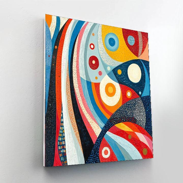 Paul Klee Inspired Melody Of Whimsy  Painting By Numbers Kit