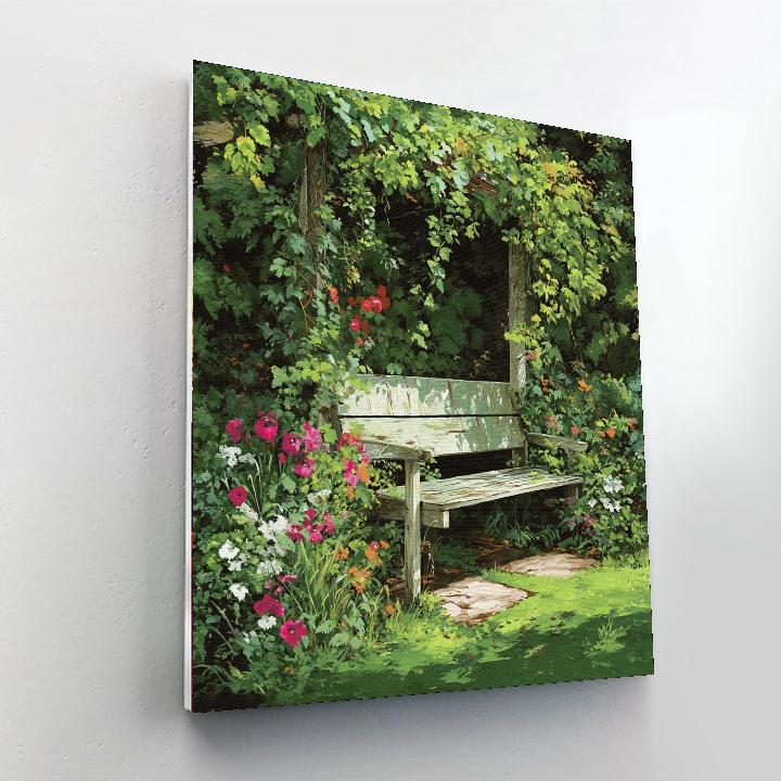 Quiet Garden Reverie Numbered Painting Kits