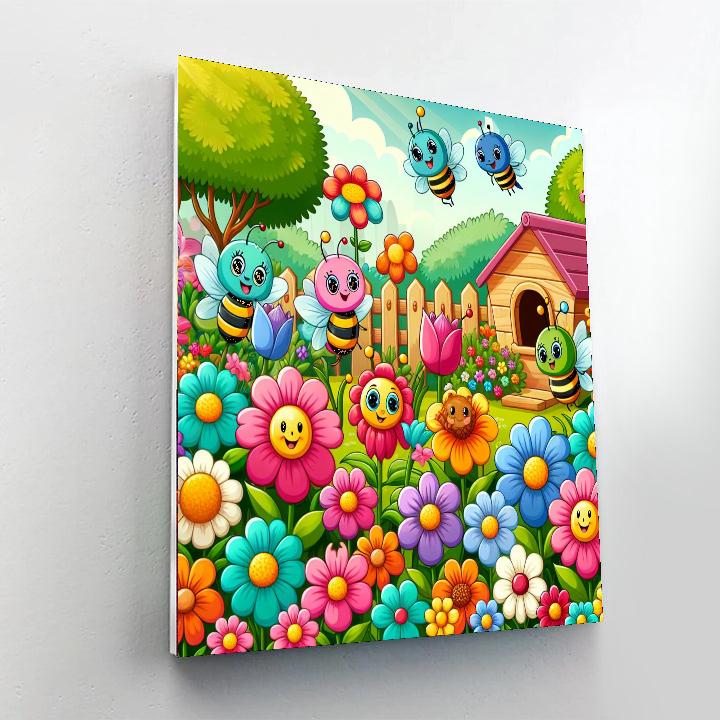 Fantastic Flower Garden Paint By Numbers Kits